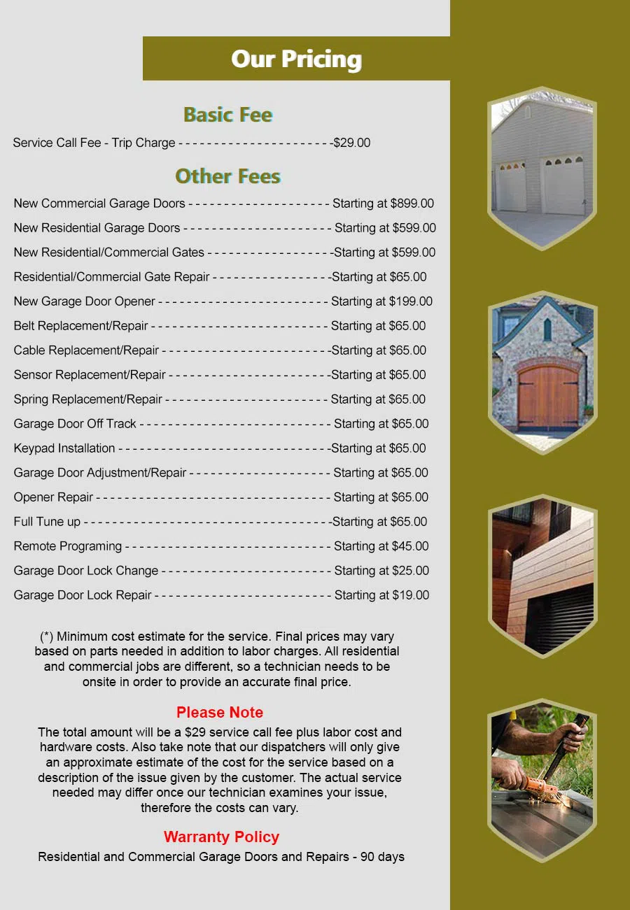 HighTech Garage Doors Kingwood, TX 281-569-4323